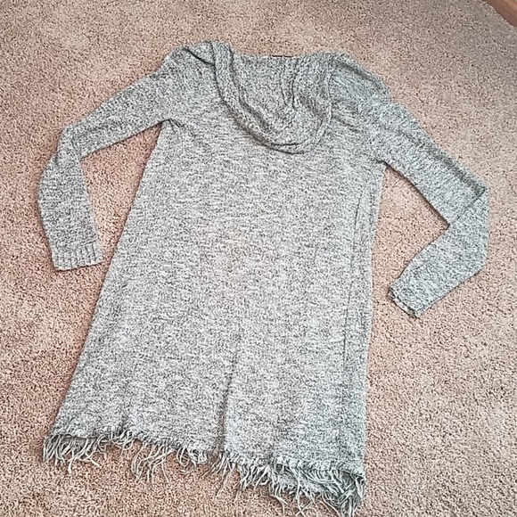 Ceny gray knitted button free cardigan - Picture 6 of 6